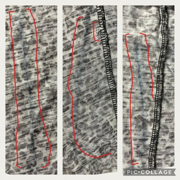 Ann Taylor LOFT S Animal Print Top Elastic Sleeves And Hem Keyhole Back - Picture 9 of 12